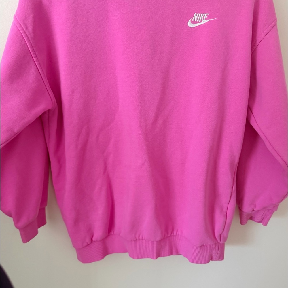 Nike youth Bright Pink Crew Neck Sweater